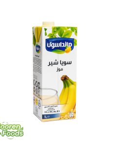 سویا شیر موز مانداسوی | نوشیدنی گیاهی موزی