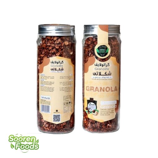 گرانولا شکلاتی وگان