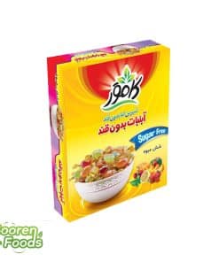 آبنبات بدون قند کامور با طعم شش میوه – مناسب برای دیابتی‌ها و رژیم‌های بدون قند