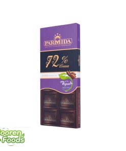 شکلات تلخ وگان پارمیدا 72 درصد