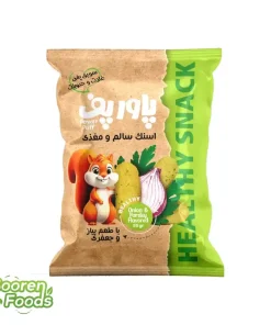 اسنک سالم پاورپف با طعم پیاز و جعفری