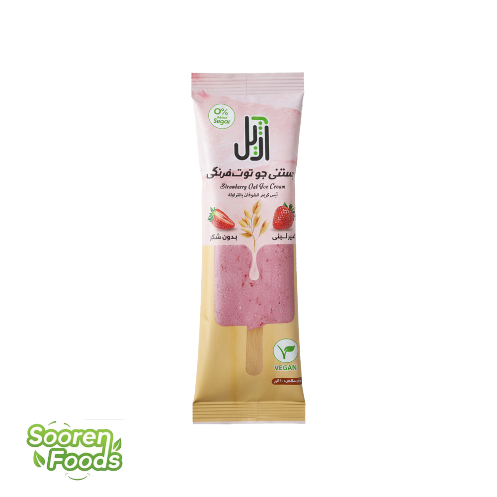 بستنی جو توت فرنگی آژیل کاله