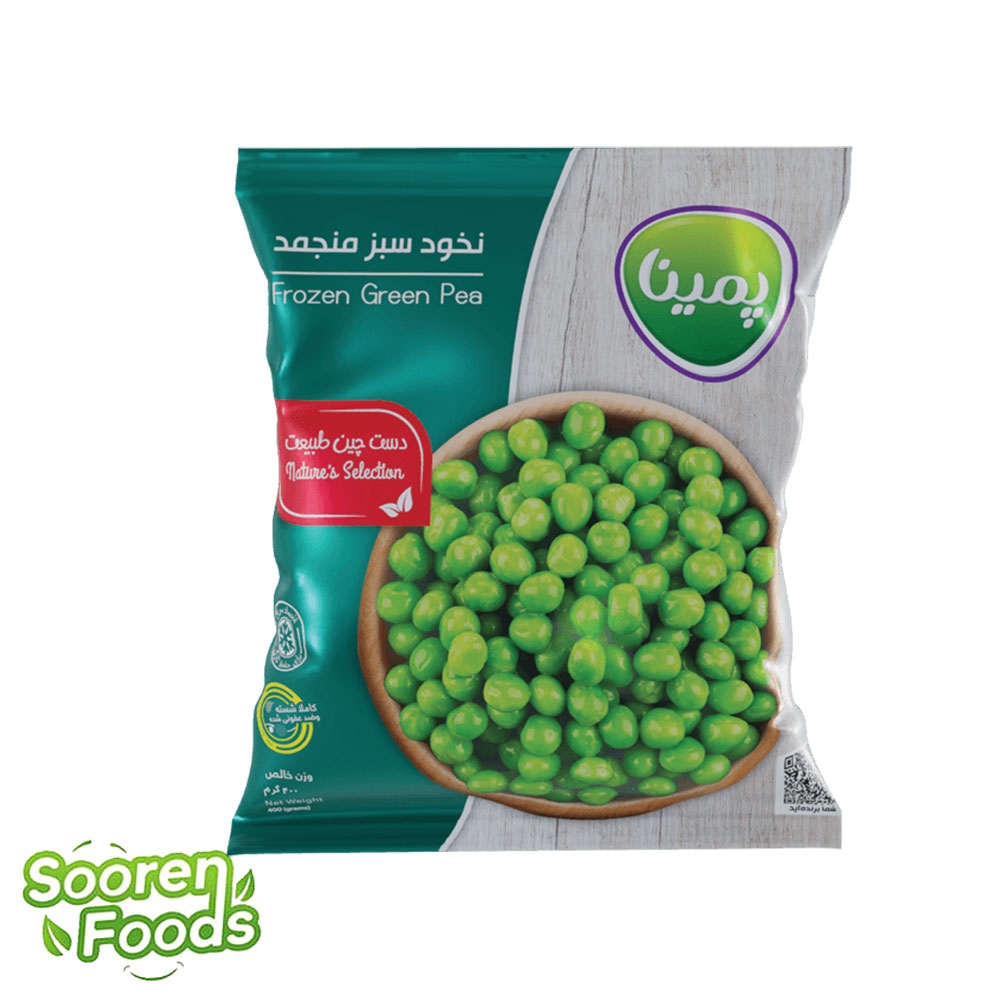نخود سبز منجمد پمینا - خرید آنلاین از سورن فودز