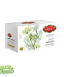 دمنوش مخلوط رازیانه گلستان در بسته بندی 20 عددی