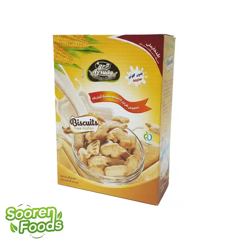 بیسکوئیت بدون گلوتن آی سودا 250 گرم